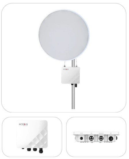 NX-B24M5G-30KM Wi-Fi 6E Industrial-Grade Wireless Bridge