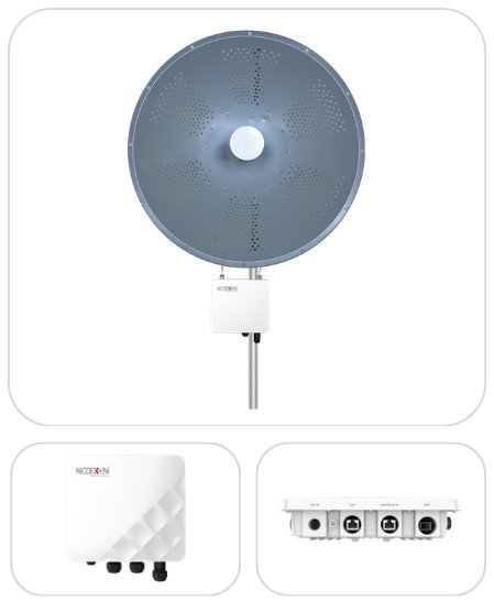 NX-B28M6G-35KM 35KM 6GHz Industrial Grade Wireless Bridge